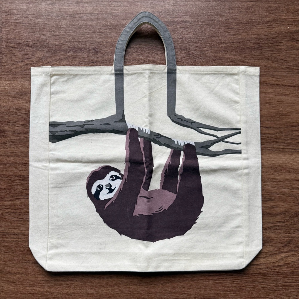 Sloth Canvas Tote Bag